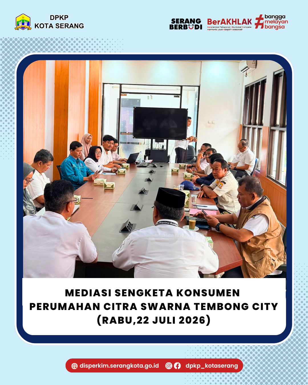 Menghadiri Agenda Mediasi Sengketa Konsumen