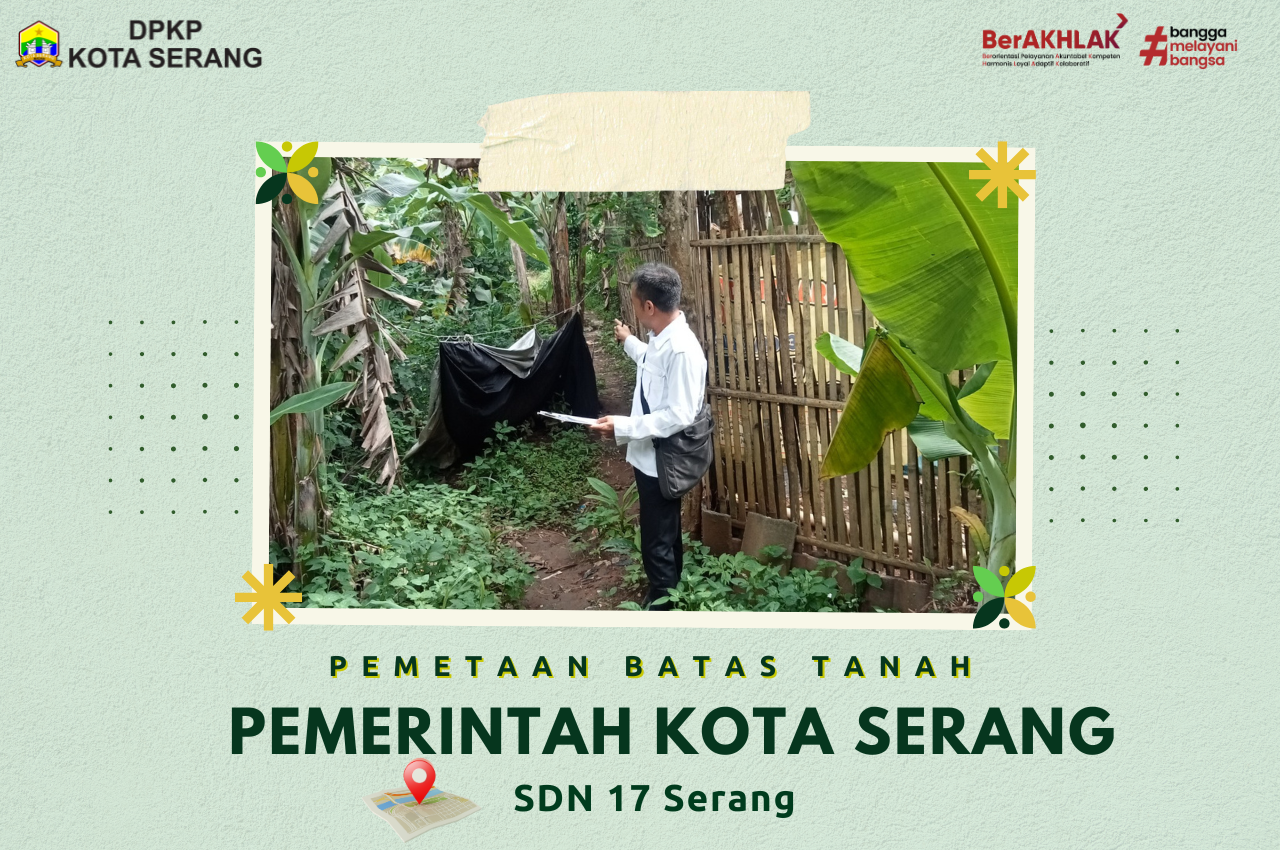 Batas Tanah Aset Pemkot Titik Lokasi SDN 17 Serang