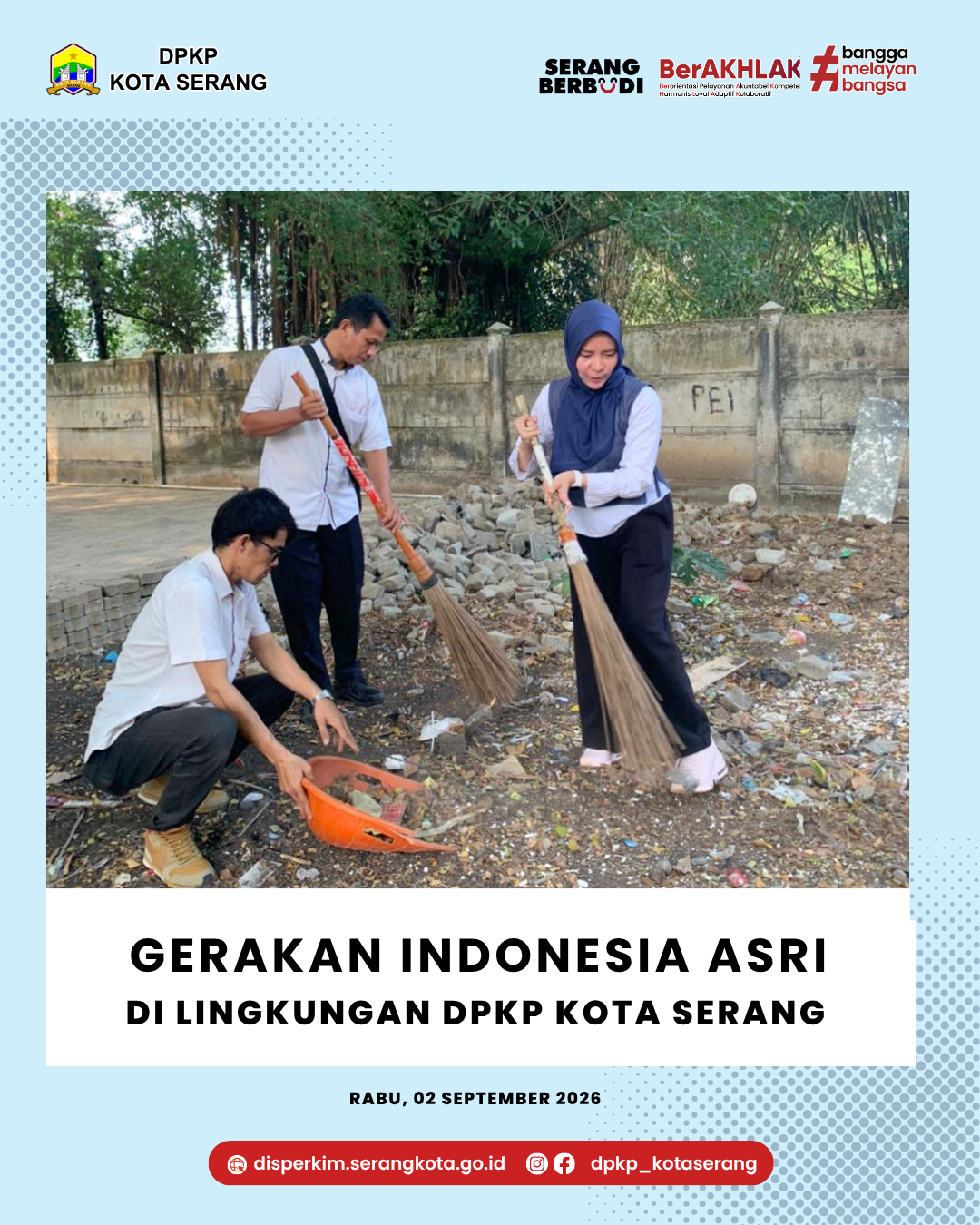 Gerakan Indonesia Asri di lingkungan DPKP Kota Serang