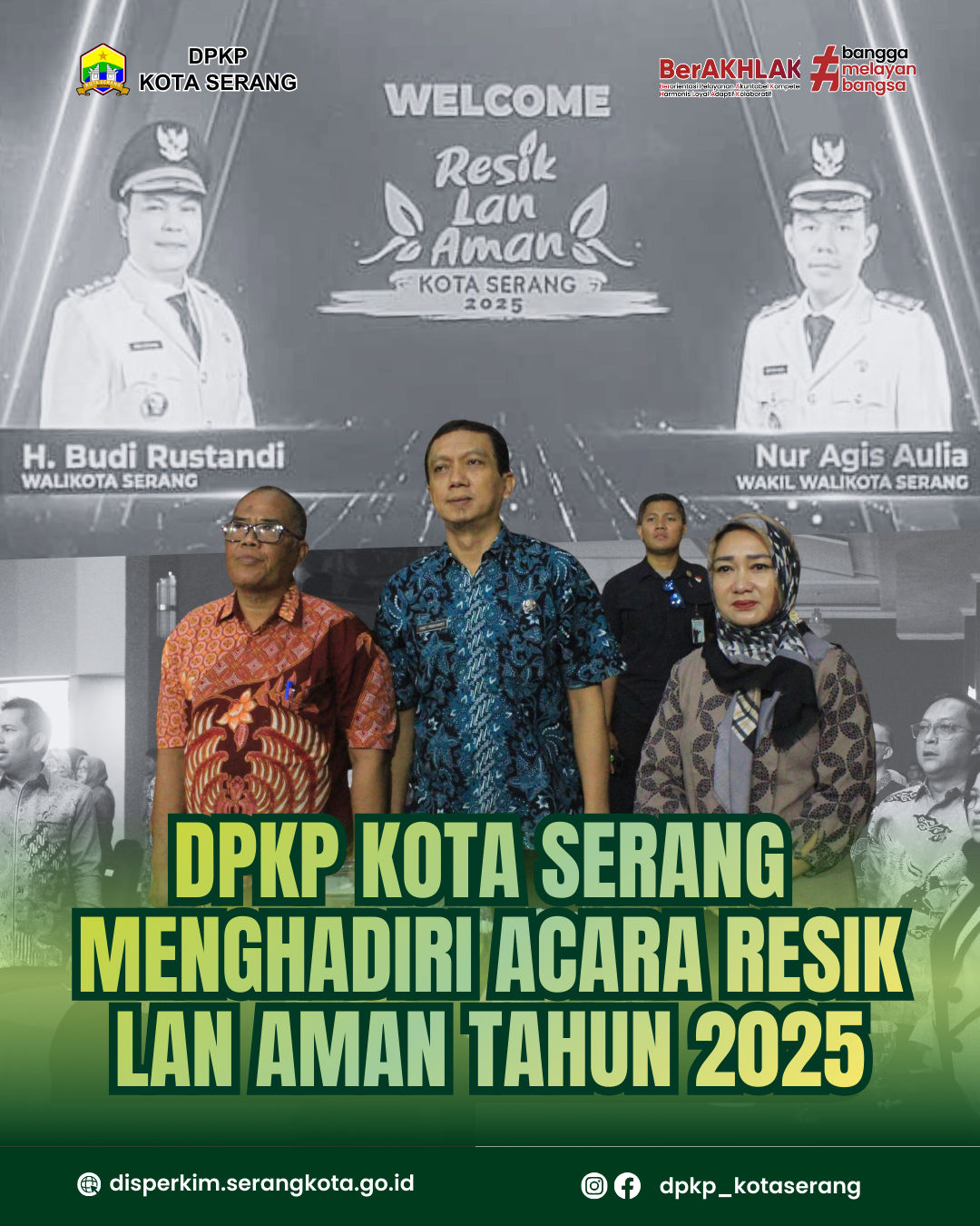 DPKP Kota Serang Menghadiri Acara Resik Lan Aman Tingkat Kota Serang Tahun 2025.