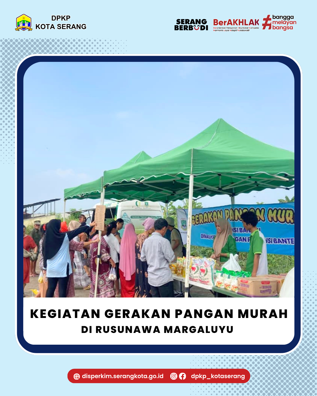 Kegiatan Gerakan Pangan Murah (GPM) Di Rusunawa Kaujon
