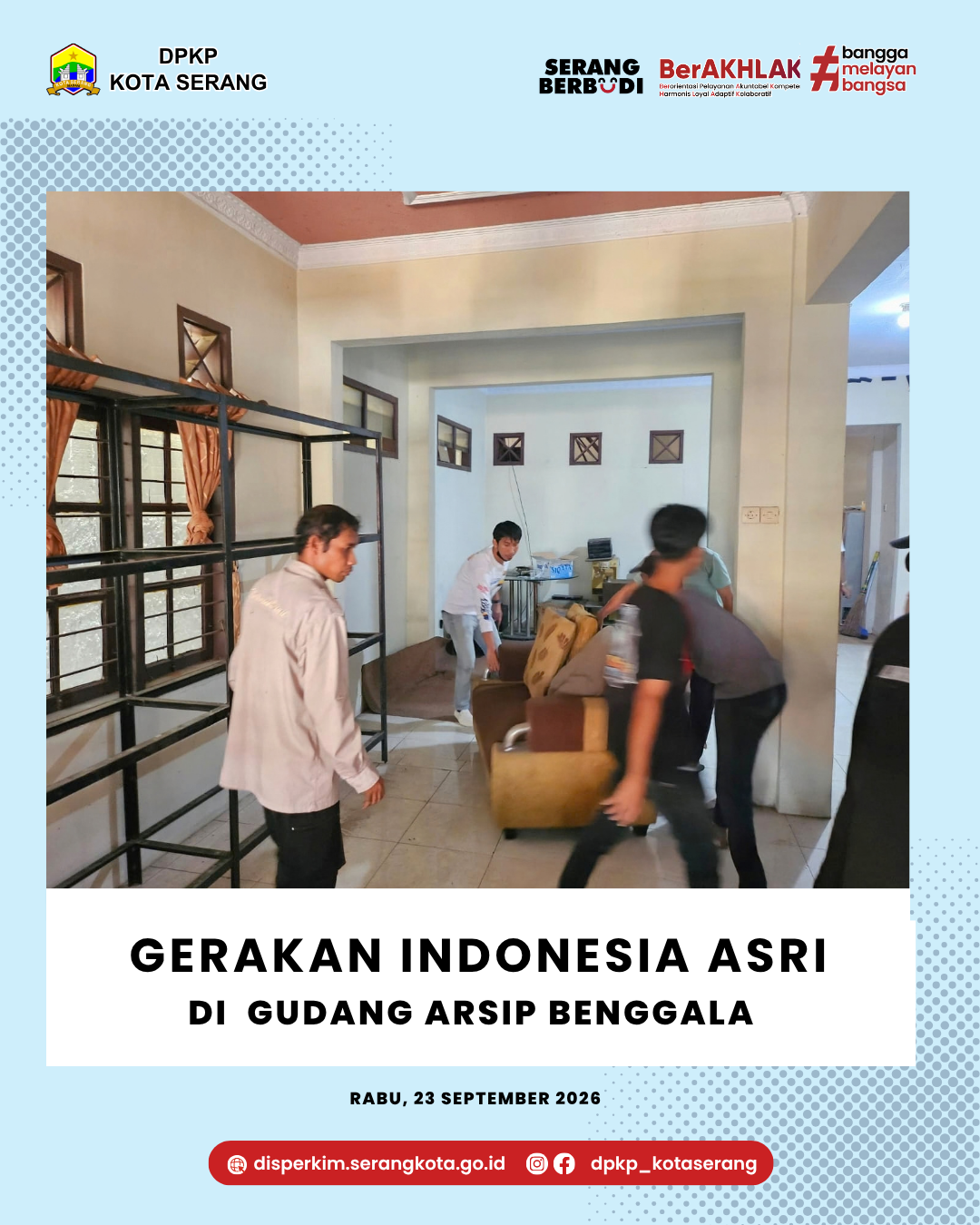  Pelaksanaan Gerakan Indonesia Asri DPKP Kota Serang (23 September 2026)