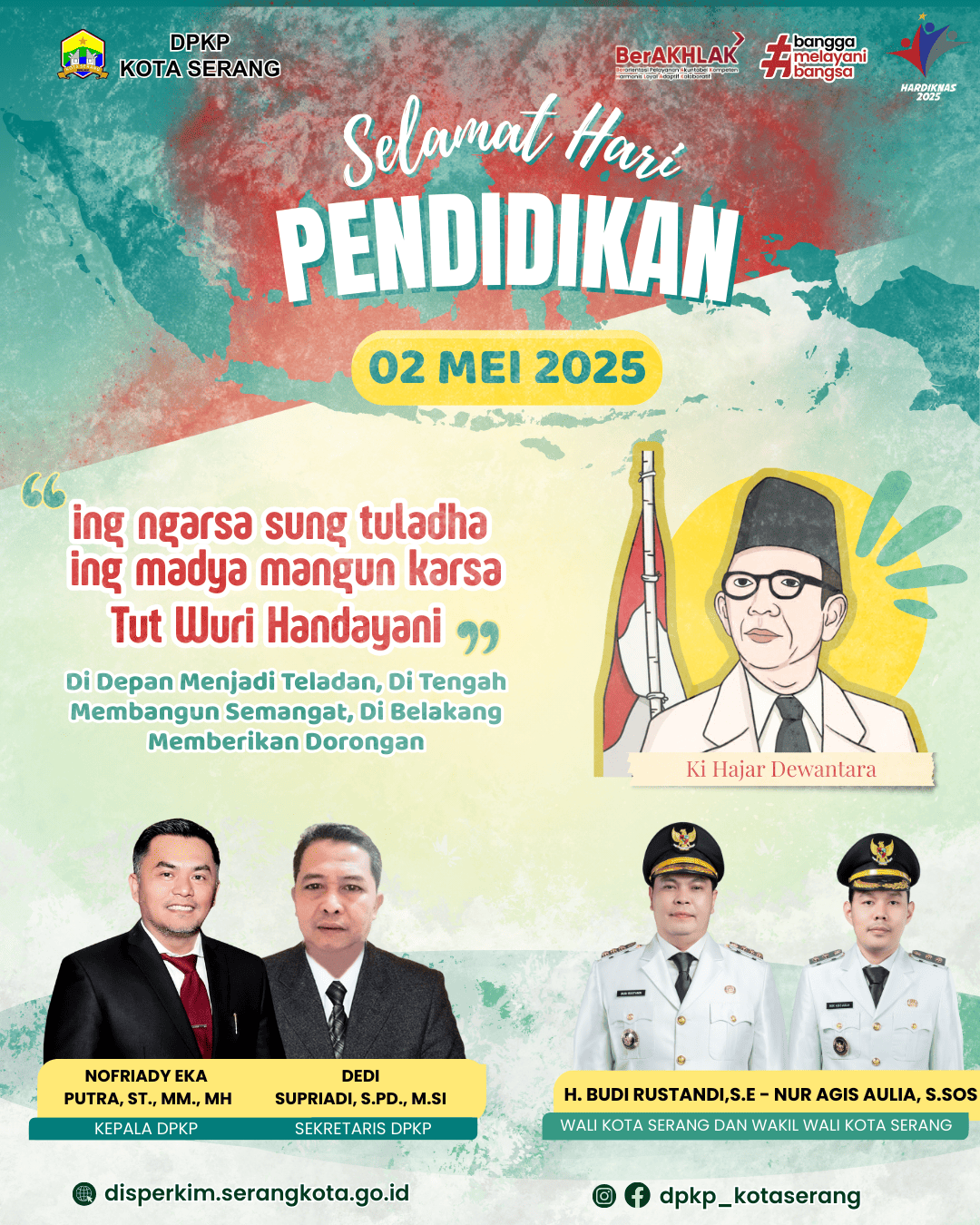Dinas Perumahan & Kawasan Pemukiman Kota Serang Mengucapkan Selamat Hari Pendidikan Nasional! 🎓