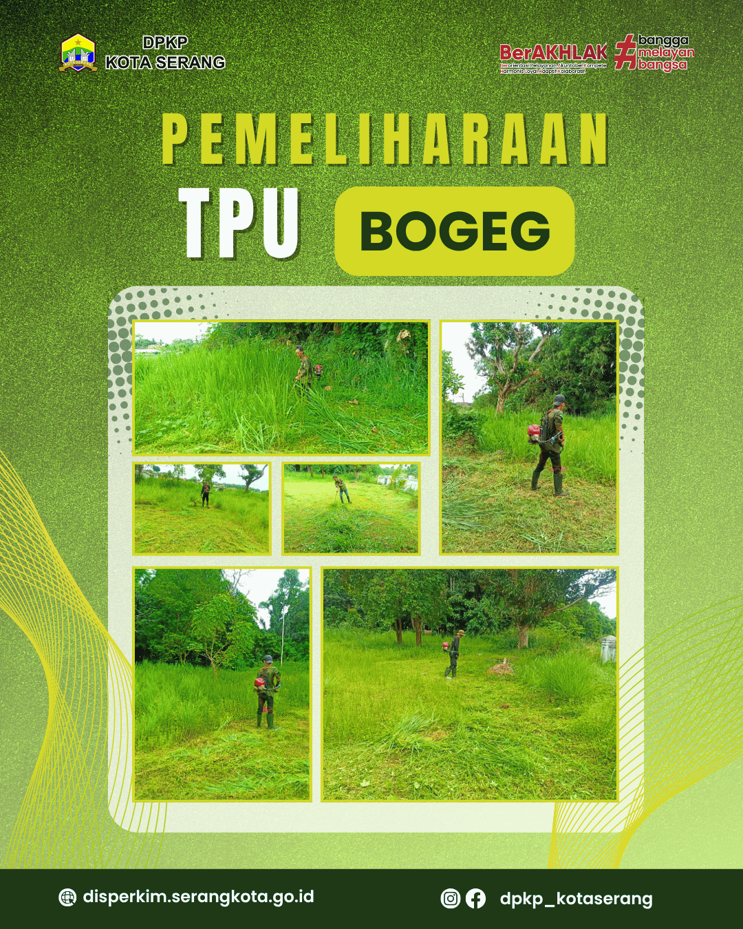 Pemeliharaan Tempat Pemakaman Umum (TPU) Bogeg