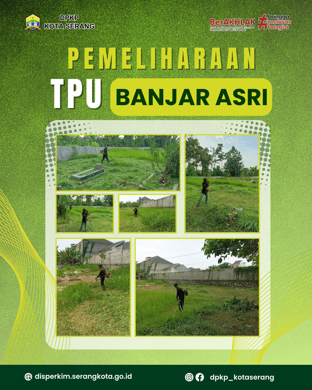 Pemeliharaan Tempat Pemakaman Umum (TPU) di Banjar Asri