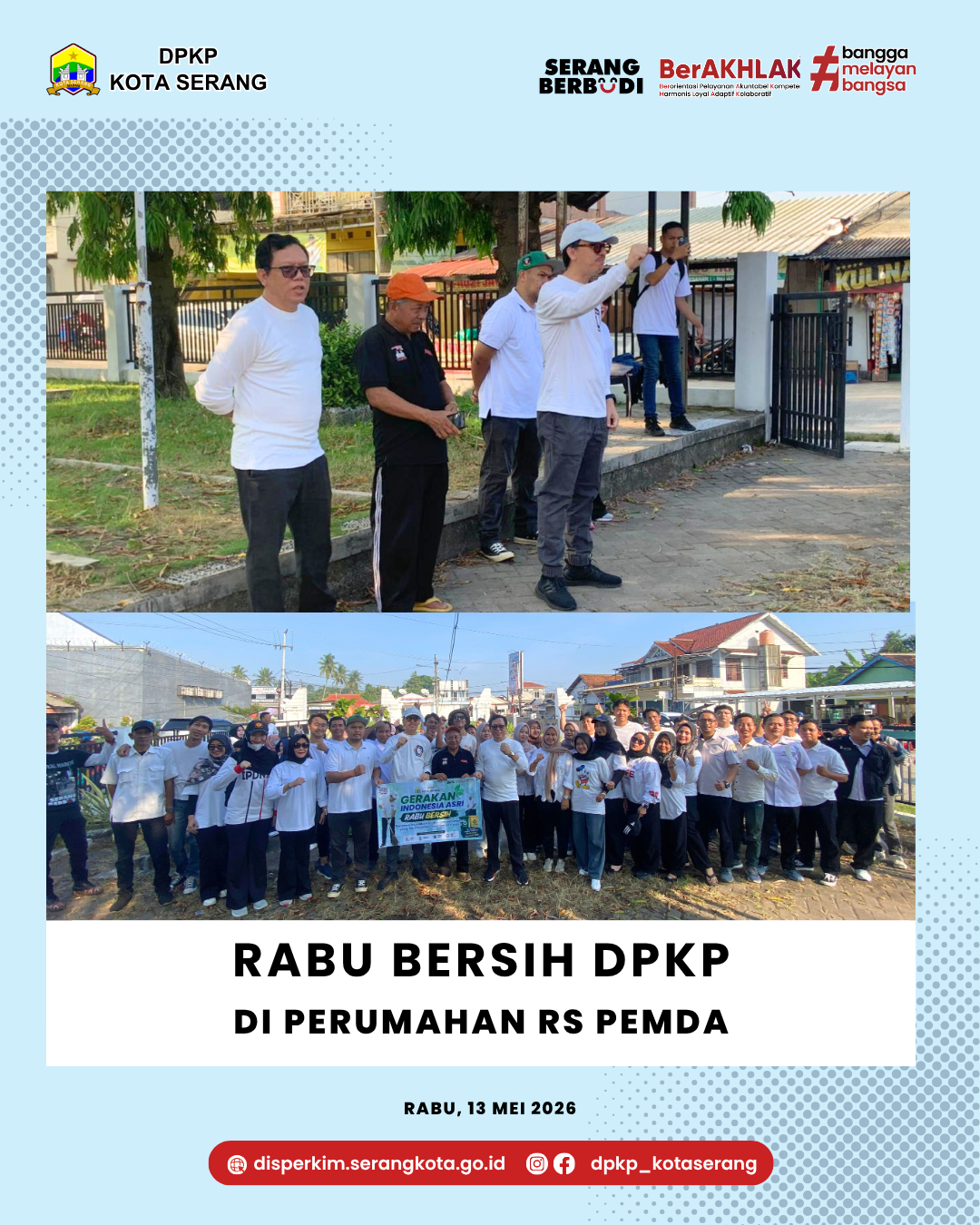 Gerakan Indonesia Asri Rabu Bersih DPKP (13 Mei 2026)