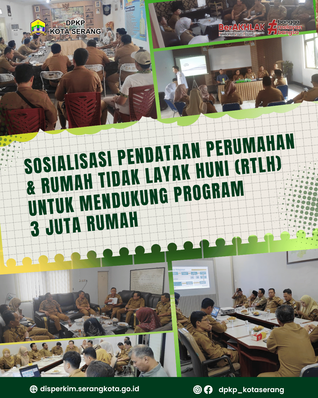 Sosialisasi Pendataan Perumahan & Pendataan Rumah Tidak Layak Huni (RTLH)  untuk Mendukung Program Nasional 3 (Tiga) Juta Rumah
