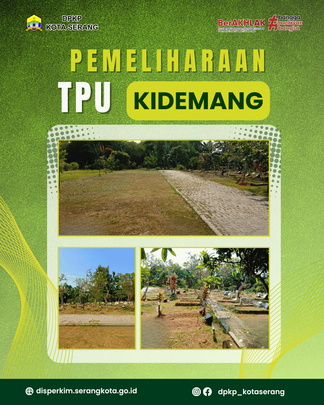 Pemeliharaan Tempat Pemakaman Umum (TPU) Kidemang